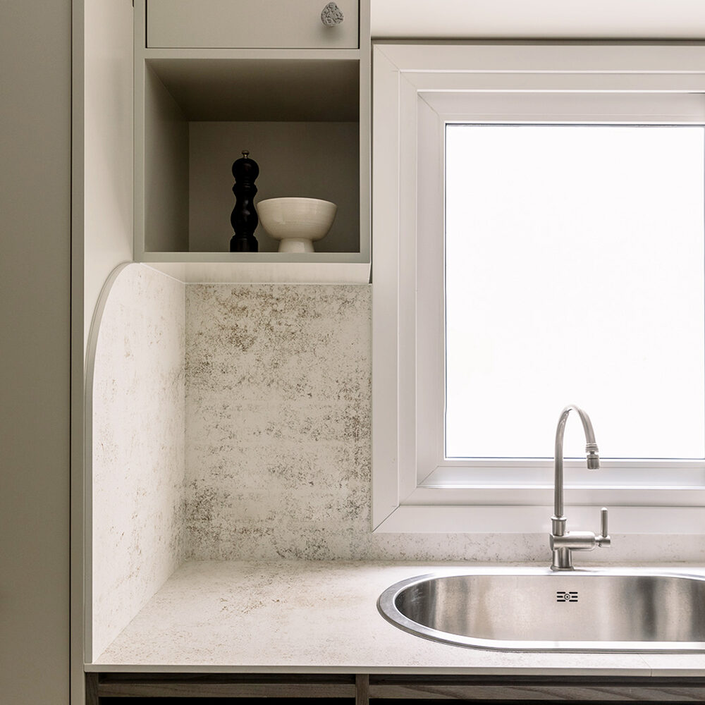 Cocina de Baez en Dekton Nilium.